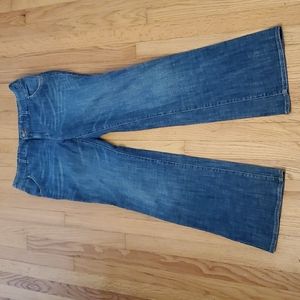 LONDON JEAN (VINTAGE VICTORIA'S SECRET) FLARE Denim Jeans, Size 14